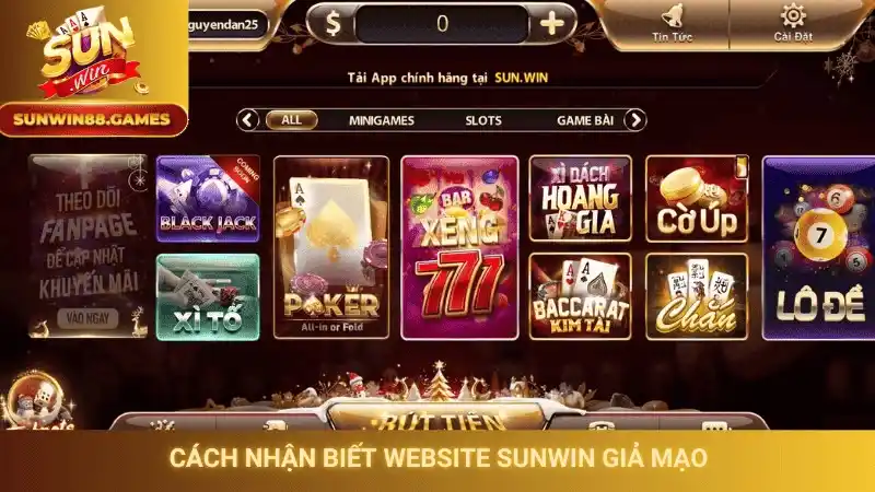 Cảnh báo trang web Sunwin giả mạo - Hướng dẫn nhận biết 1 Cách nhận biết website Sunwin giả mạo