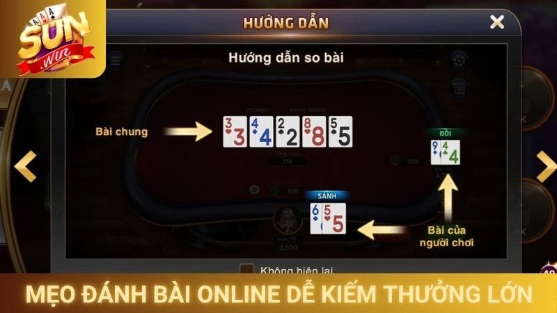 Mẹo đánh bài online dễ kiếm tiền thưởng lớn