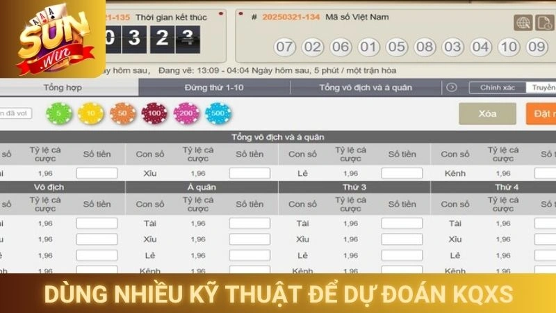 Dùng nhiều kỹ thuật để dự đoán KQXS chuẩn xác